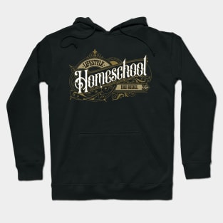 Homeschool Dad Rebel Lifestyle Gold Label Hoodie